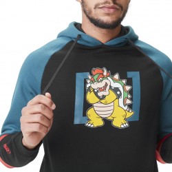 Sweat Shirt Capuche Bowser Super Mario Bros Adulte - Vêtements Mario Capslab The Duck 