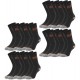 Lot de 12 paires de Chaussettes Homme Black & Decker - Chaussettes de Sport Homme The Duck