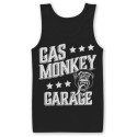 Débardeur Noir Homme Etoiles Gas Monkey