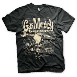 Le t-shirt homme noir clé à molette garage Gas Monkey représente une main tenant fièrement une clé à molette de Dallas au Texas. Evidemment, vous connaissez le garage Gas Monkey de l'émission Américars et vous connaissez son crédo, Blood, sweat and beers ! : du sang, de la sueur et des bières ! Ce t-shirt est fait pour les fans de l'émission.