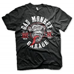 T-Shirt Homme Logo Garage Gas Monkey