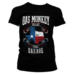 T-Shirt Femme Drapeau Texas Gas Monkey