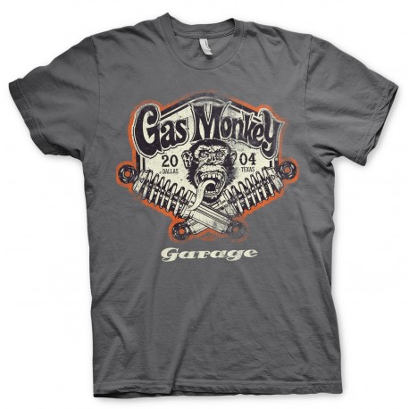 T-Shirt Homme Amortisseurs Garage Gas Monkey