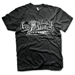 Ce t-shirt noir homme blood sweat and beers logo Gas Monkey est un must-have pour les fans du garage Gas Monkey !