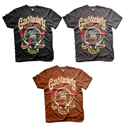 Ce t-shirt enfant bougies d'allumage Gas Monkey est l'idéal si votre fils est fan du garage Gas Monkey !