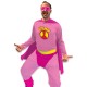 Costume de Biteman Rose Adulte - déguisement humoristique carnaval the duck
