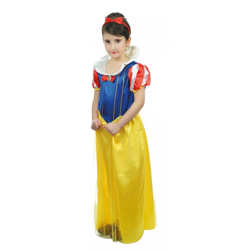 Costume fille princesse en jaune 3/4ans REF/82184