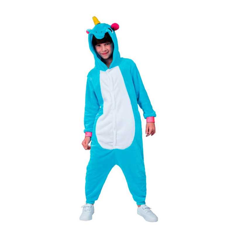 Déguisement Kigurumi Licorne Bleu Enfant PtitClown