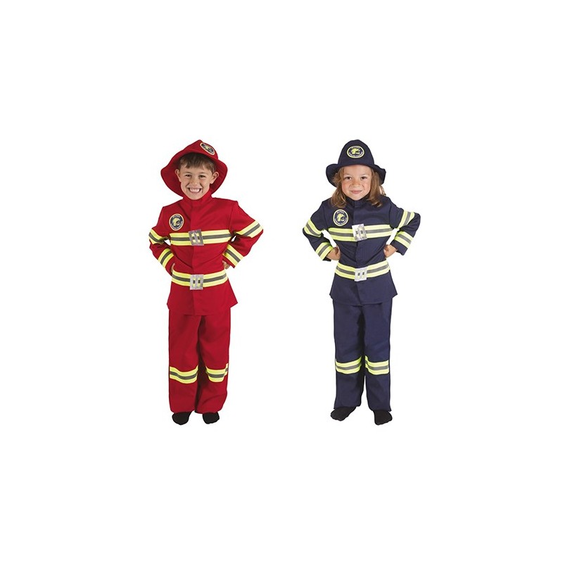 Déguisement pompier avec accessoires 5-6 ans