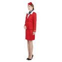 Déguisement Hôtesse de l'Air Rouge Femme PtitClown