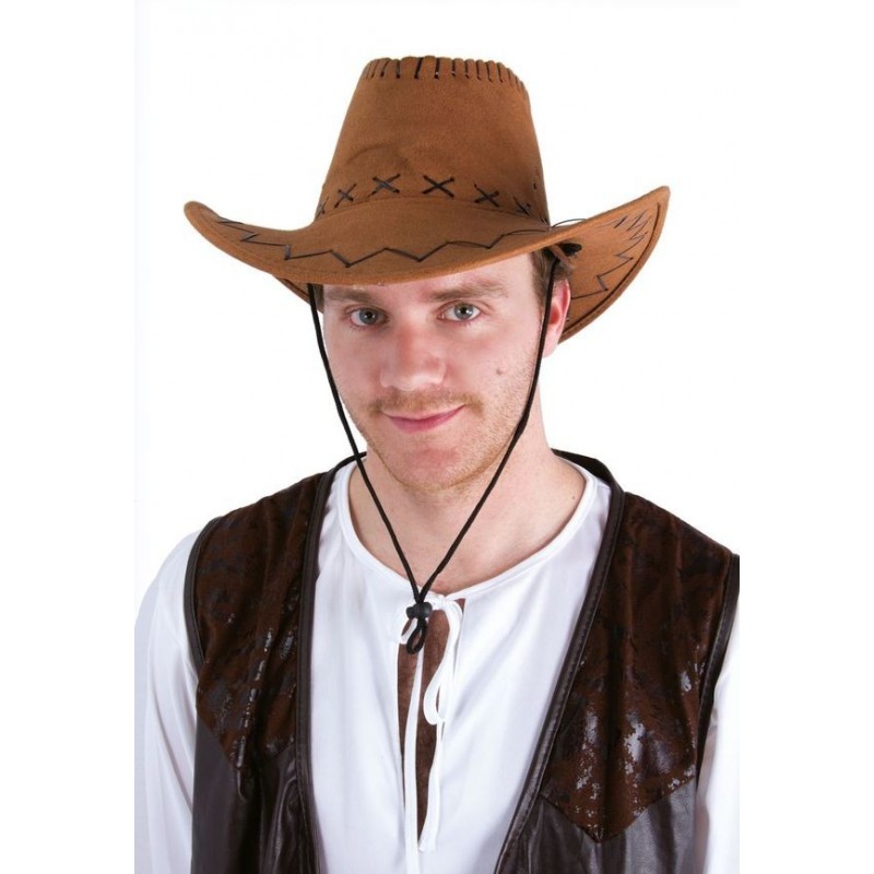 Chapeau de cowboy marron clair 