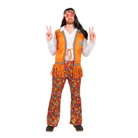 Déguisement Hippie Homme Multicolore PtitClown