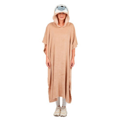 Poncho de Paresseux Beige Adulte PtitClown