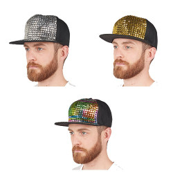 Casquette Bling Bling à Strass Adulte