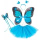 Set Accessoires de Papillon Bleu Fille PtitClown