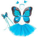 Set Accessoires de Papillon Bleu Fille PtitClown