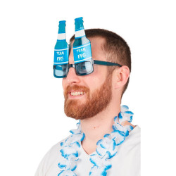 Lunettes Bières EVG Bleues Homme