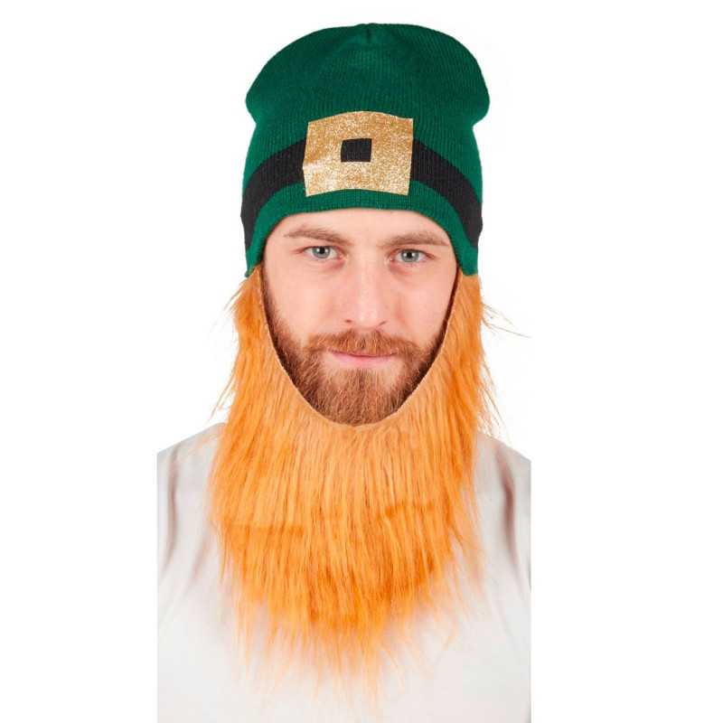 Bonnet Saint Patrick avec Barbe Adulte PtitClown