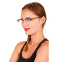 Fausses Lunettes de Vue Marrons Femme PtitClown