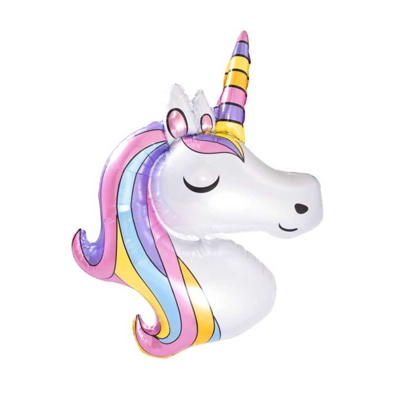 Ballon Aluminium Licorne Multicolore PtitClown