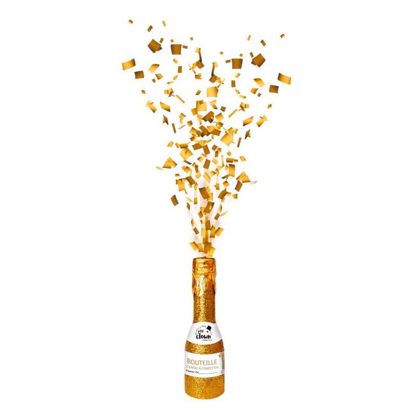Bouteille Canon à Confettis 16 cm PtitClown
