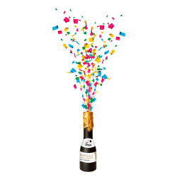 Bouteille Canon à Confettis 16 cm PtitClown