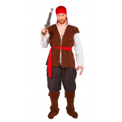 Déguisement Pirate Homme Marron - Costume Pirate Homme The Duck
