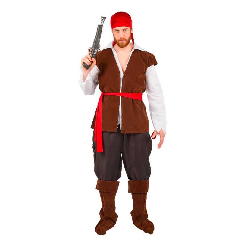 Déguisement Pirate Homme Marron - Costume Pirate Homme The Duck