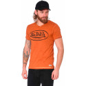 T-Shirt Col V Homme Orange Von Dutch 