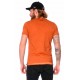T-Shirt Col V Homme Orange Von Dutch 