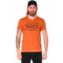 T-Shirt Col V Homme Orange Von Dutch 