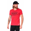 T-Shirt Rouge Homme Col V Von Dutch