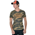 T-Shirt Homme Camouflage Logo