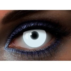 Lentilles UV Blanches Adulte (sans correction)