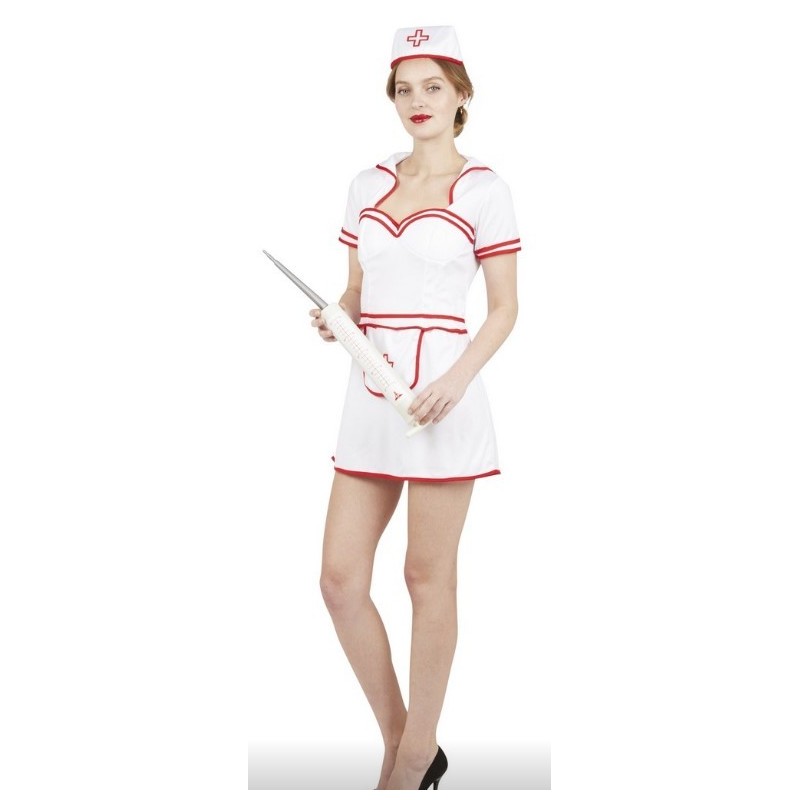 Costume d'infirmière sexy croix rouge 