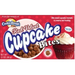 Topping Red Velvet Cupcake Cookie Dough Bites