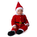 Déguisement de Père Noël bébé Rouge jadeo