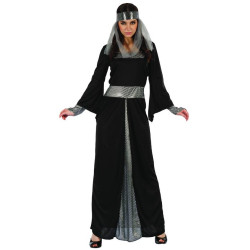 Déguisement Médiéval noir Femme Jadeo