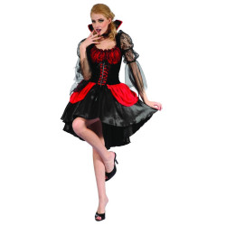 Déguisement Vampire Sexy rouge Femme Jadeo