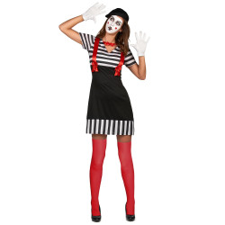 Déguisement mime femme Jadeo