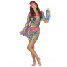 Déguisement hippie femme Ã  fleurs Jadeo