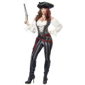 Déguisement pirate femme gris