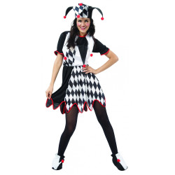 Déguisement bouffon femme Jadeo