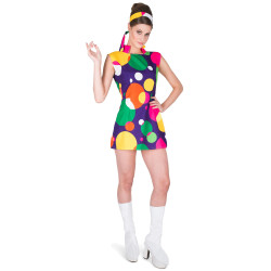 Déguisement disco pop femme Jadeo