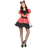 Déguisement Miss Mouse femme Jadeo