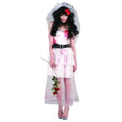 Déguisement mariée zombie femme Halloween Jadeo