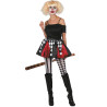 Déguisement jupe arlequin femme Jadeo