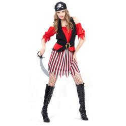 Déguisement pirate tunique femme Jadeo