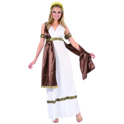 Déguisement satiné romaine femme Jadeo