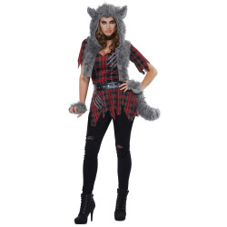 Déguisement loup garou luxe femme Jadeo